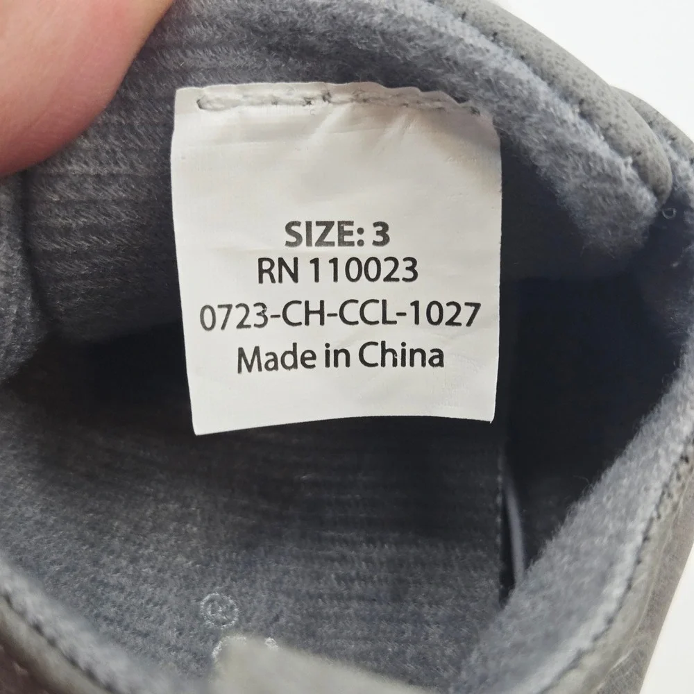 Lot of 3 Infant Baby‎ Boys Crib Shoes Sneakers Size 3 6-9M Little Me & Carter's